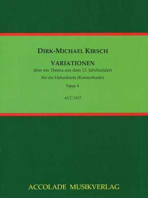 Dirk-Michael Kirsch: Variationen Op. 4