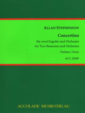 Allan Stephenson: Concertino Für 2 Fagotte