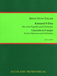 Ernst Toller: Konzert Für 2 Fagotte F-Dur