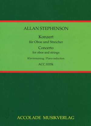 Allan Stephenson: Konzert Für Oboe und Streicher