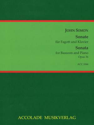 John Simon: Sonate Op. 36