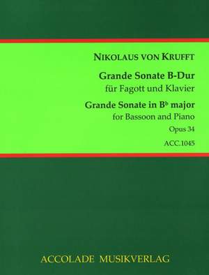 Nikolaus Krufft: Grande Sonate B-Dur Op. 34