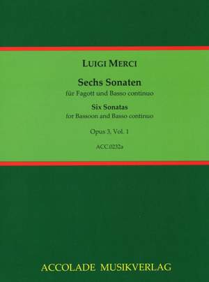 Luigi Merci: 6 Sonaten Vol. 1