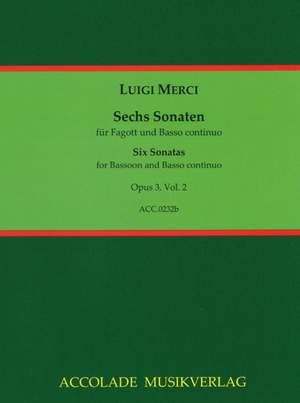 Luigi Merci: 6 Sonaten Vol. 2