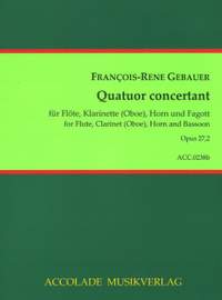 François-René Gebauer: Quatuor Concertant
