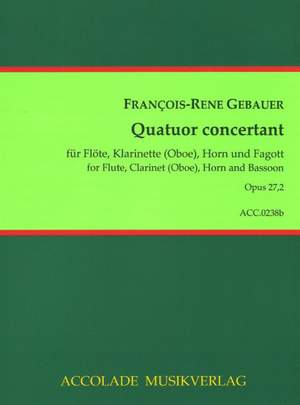 François-René Gebauer: Quatuor Concertant