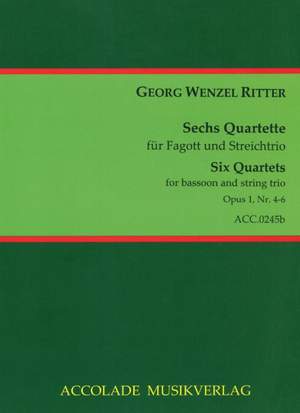 Georg Wenzel Ritter: 6 Quartette Vol. 2