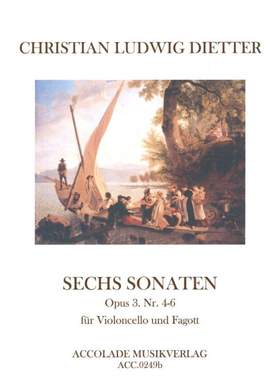Christian Ludwig Dietter: 6 Sonaten Für Fagott und Violoncello