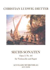 Christian Ludwig Dietter: 6 Sonaten Für Fagott und Violoncello