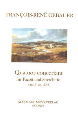 François-René Gebauer: Quatuor Concertant