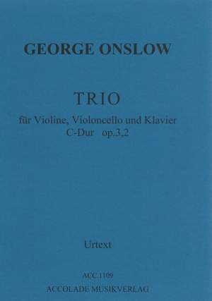 George Onslow: Trio Nr. 2 Op. 3, 2 C-Dur