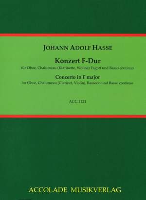 Johann Adolf Hasse: Concerto F-Dur
