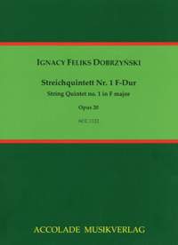 Felix Ignacy Dobrzynski: Quintett Op. 20 F-Dur