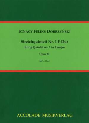 Felix Ignacy Dobrzynski: Quintett Op. 20 F-Dur