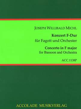 Joseph Willibald Michl: Konzert F-Dur