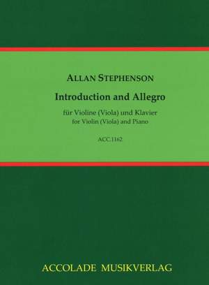 Allan Stephenson: Introduktion und Allegro