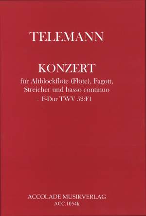 Georg Philipp Telemann: Konzert F-Dur Twv 52:F1