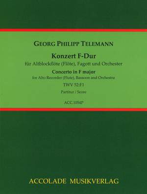 Georg Philipp Telemann: Konzert F-Dur Twv 52:F1