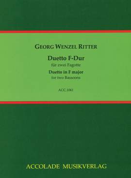 Georg Wenzel Ritter: Duetto F-Dur