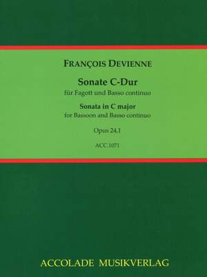 François Devienne: Sonate Op. 24 Nr. 1 C-Dur