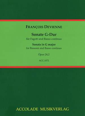 François Devienne: Sonate Op. 24 Nr. 2 G-Dur