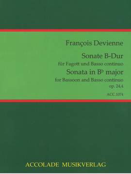 François Devienne: Sonate Op. 24 Nr. 4 B-Dur