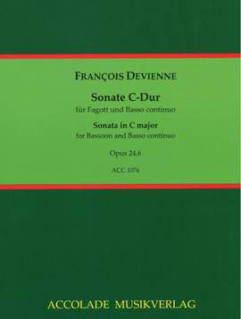 François Devienne: Sonate Op. 24 Nr. 6 C-Dur
