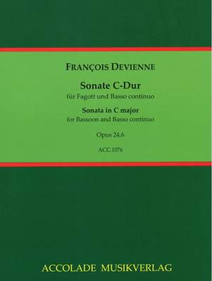 François Devienne: Sonate Op. 24 Nr. 6 C-Dur