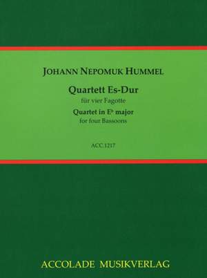 Johann Nepomuk Hummel: Quartett Es-Dur