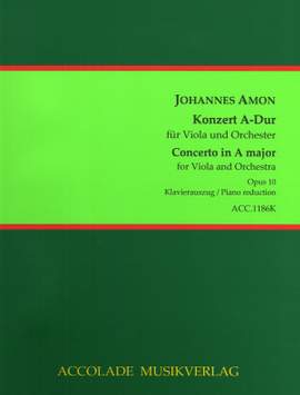 Johannes Amon: Konzert Op. 10 G-Dur