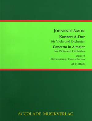 Johannes Amon: Konzert Op. 10 G-Dur