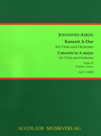 Johannes Amon: Konzert Op. 10 G-Dur