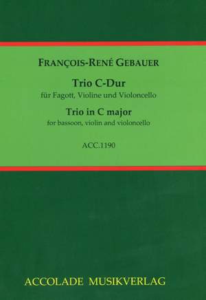 François-René Gebauer: Trio C-Dur Op. 33, 2