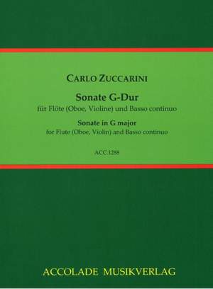Carlo Zuccarini: Sonate G-Dur Für Flöte