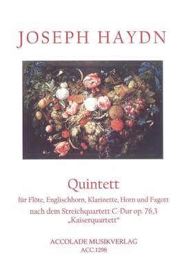 Franz Joseph Haydn: Kaiserquartett Für Bläserquintett