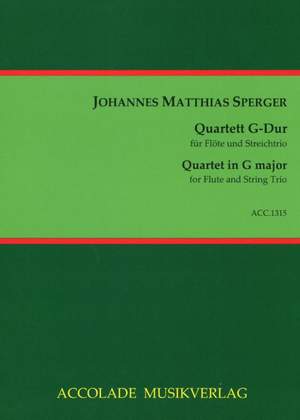 Johann Matthias Sperger: Quartett G-Dur