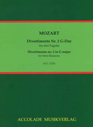 Wolfgang Amadeus Mozart: Divertimento Nr. 2 Kv Anh.229