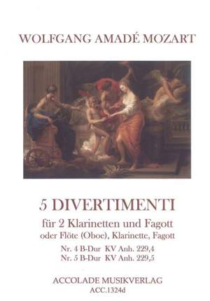 Wolfgang Amadeus Mozart: Divertimento Nr. 4 und 5