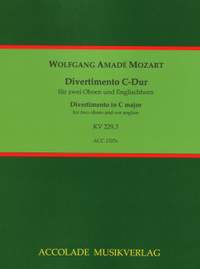 Wolfgang Amadeus Mozart: Divertimento Nr. 3 C-Dur Kv Anh.229