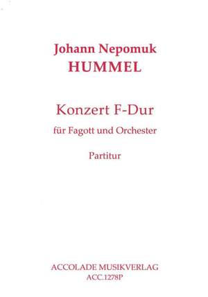 Johann Nepomuk Hummel: Konzert F-Dur