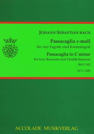 Johann Sebastian Bach: Passacaglia C-Moll Bwv Bwv 582
