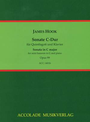 James Hook: Sonate F-Dur Op. 99
