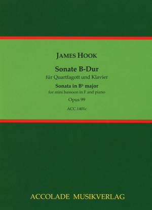 James Hook: Sonate F-Dur Op. 99