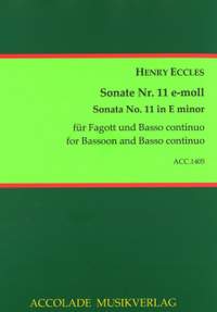Henry Eccles: Sonate E-Moll