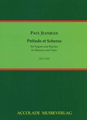 Paul Jeanjean: Prelude Et Scherzo
