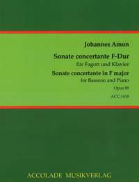 Johannes Amon: Sonate Concertante F-Dur Op. 88