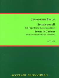 Jean Daniel Braun: Sonate Für Fagott und Bass