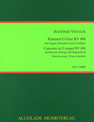 Antonio Vivaldi: Konzert Nr. 37 G-Dur Rv 494