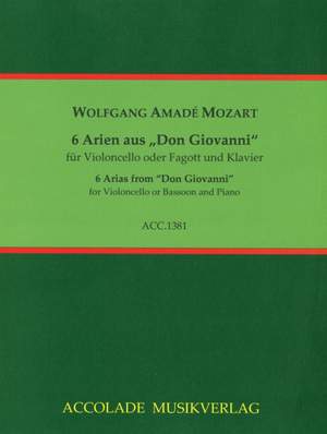 Wolfgang Amadeus Mozart: 6 Arien Aus Don Giovanni