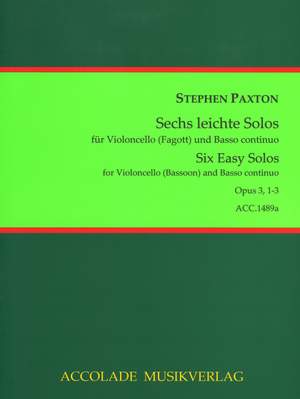 Stephen Paxton: 6 Easy Solos Band 1